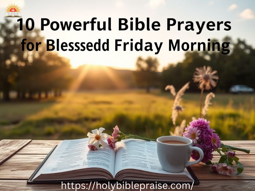 10 Powerful Bible Prayers for a Blessed and Smooth Friday Morning