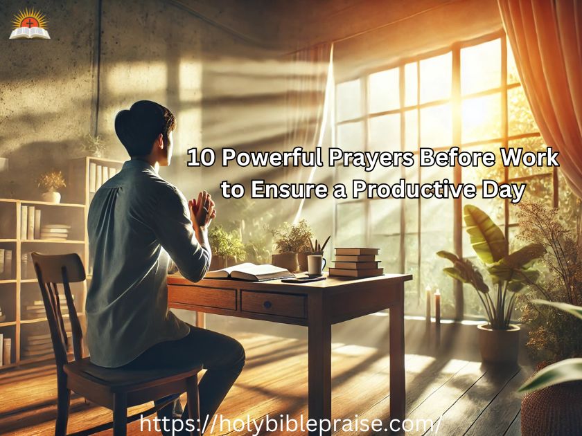 10 Powerful Prayers Before Work to Ensure a Productive Day