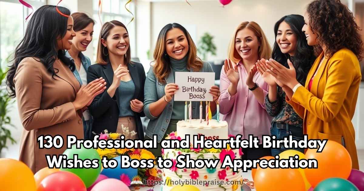 130 Professional and Heartfelt Birthday Wishes to Boss to Show Appreciation