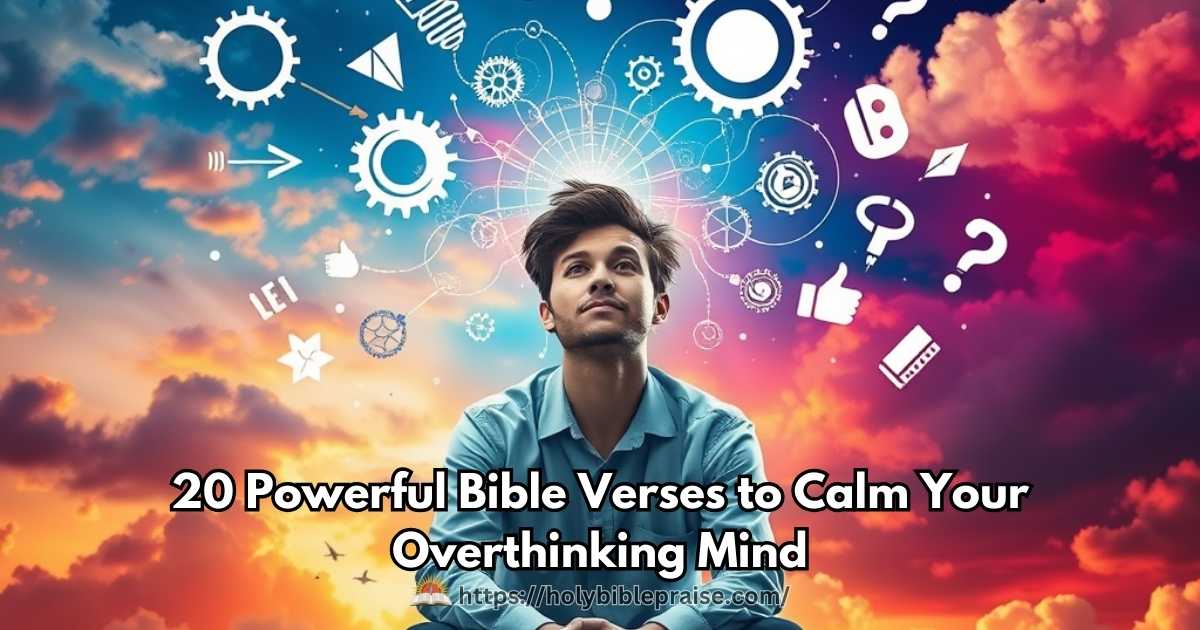20 Powerful Bible Verses to Calm Your Overthinking Mind