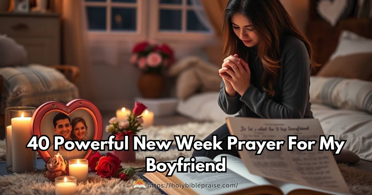 40 Powerful New Week Prayer For My Boyfriend