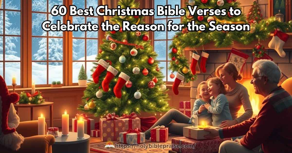 60 Best Christmas Bible Verses to Celebrate the Reason for the Season