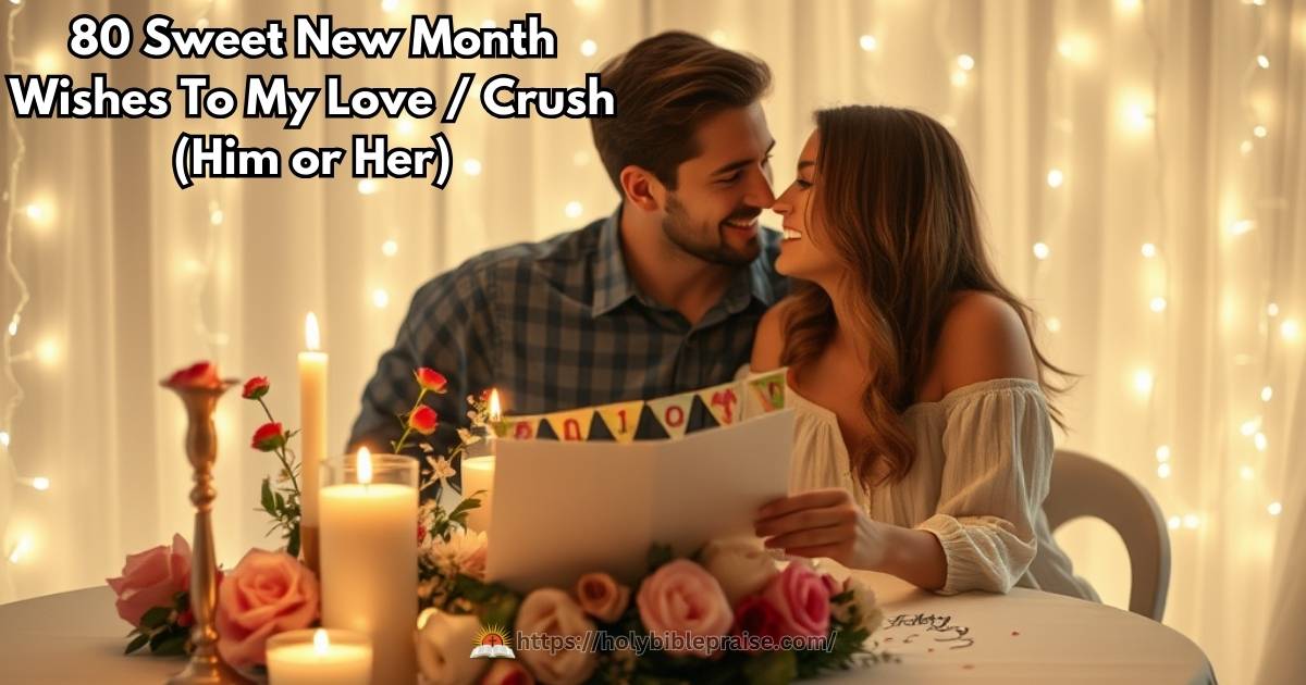 80 Sweet New Month Wishes To My Love / Crush (Him or Her)