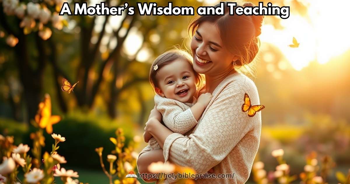 a-mothers-wisdom-and-teaching A Mother’s Wisdom and Teaching