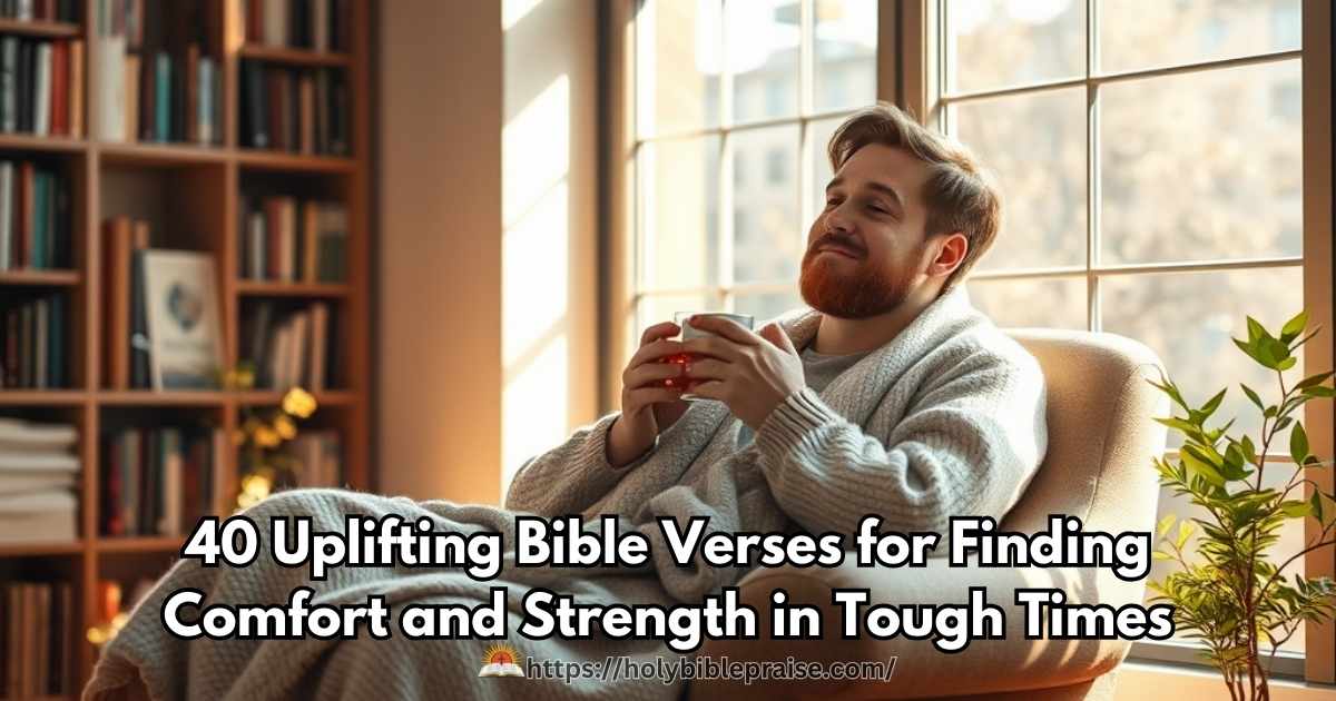 Bible Verses for Finding Comfort and Strength