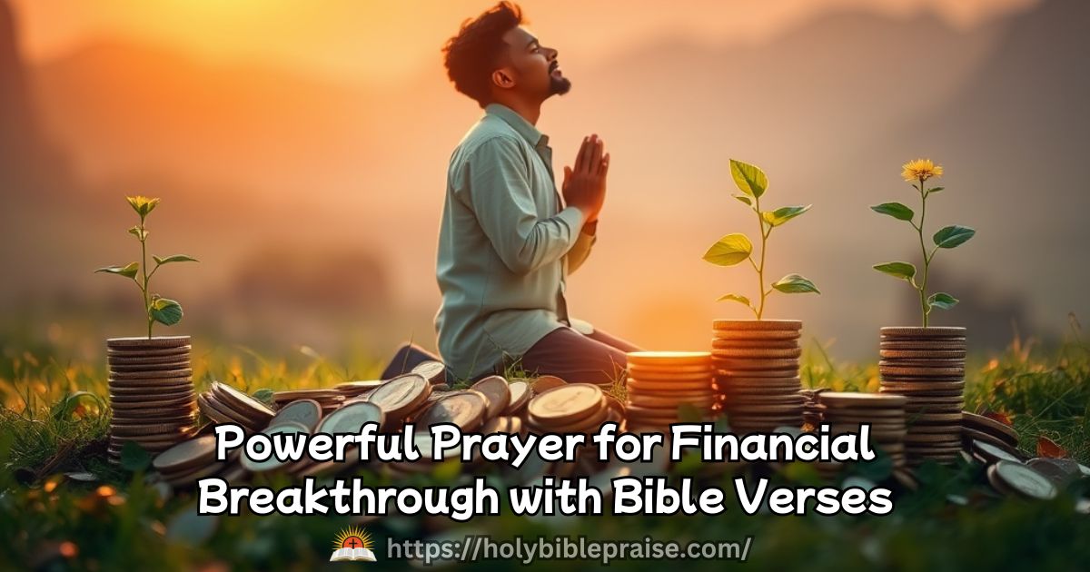 Powerful Prayer for Financial Breakthrough with Bible Verses