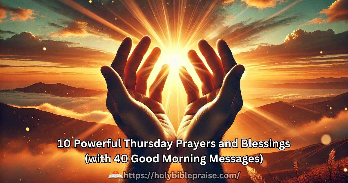 Powerful Thursday Prayers and Blessings