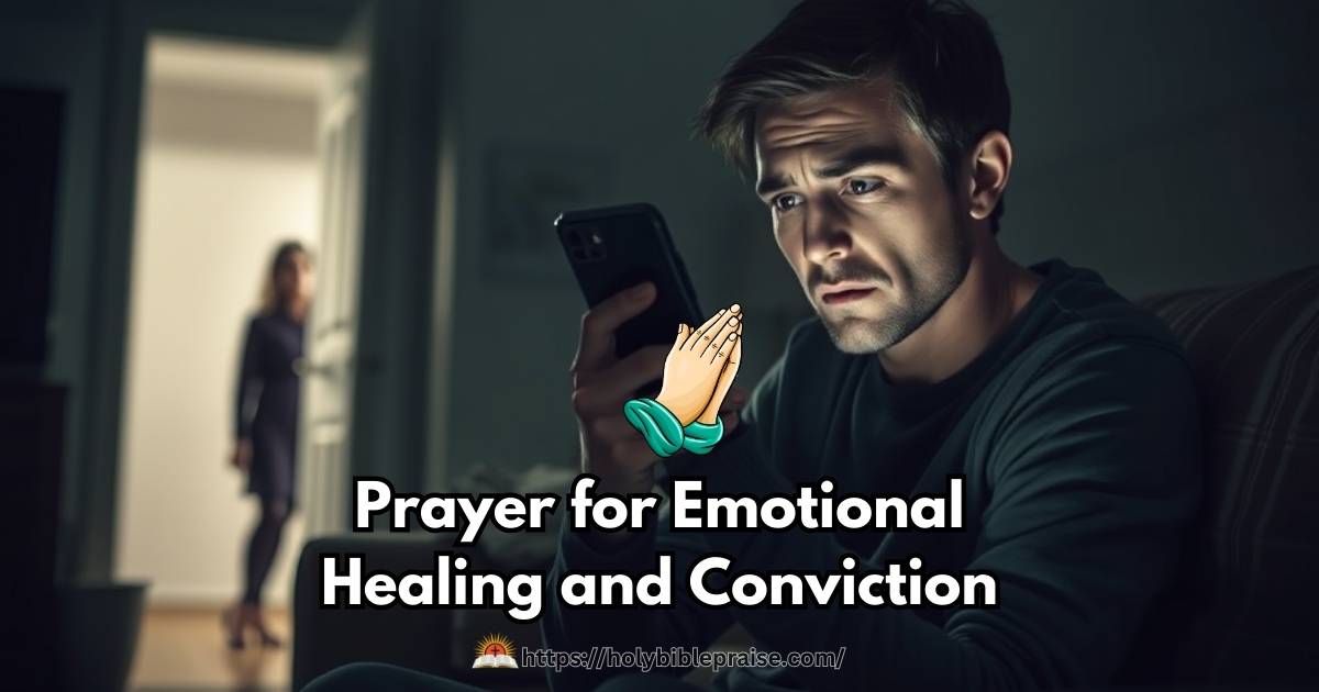 Prayer for Emotional Healing and Conviction