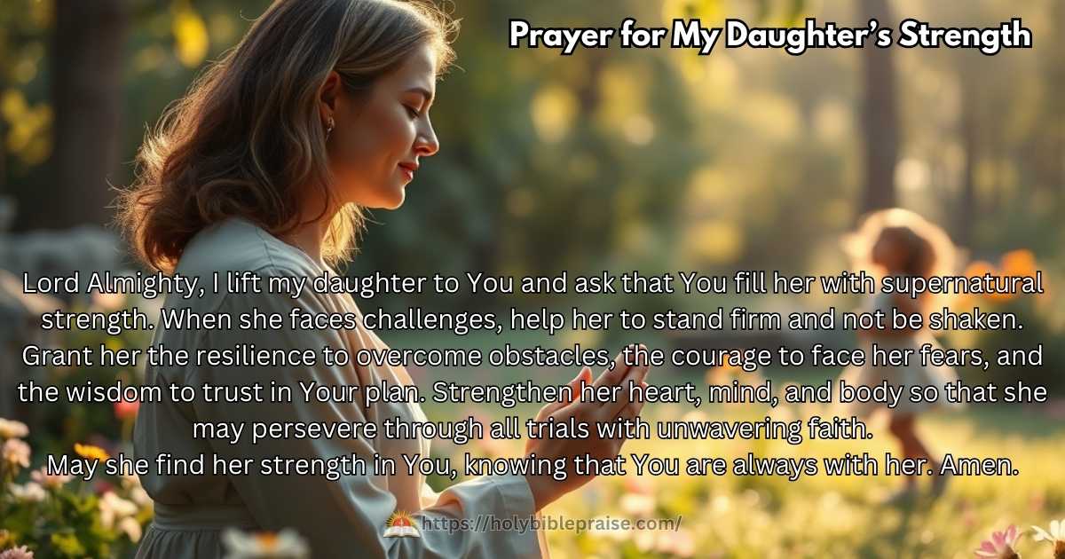 prayer-for-my-daughters-strength Prayer for My Daughter’s Strength