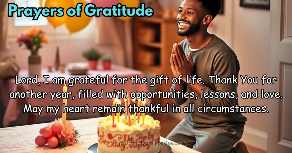 Prayers of Gratitude