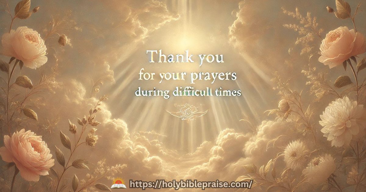 thank-you-for-your-prayers-during-difficult-times Thank You for Your Prayers During Difficult Times