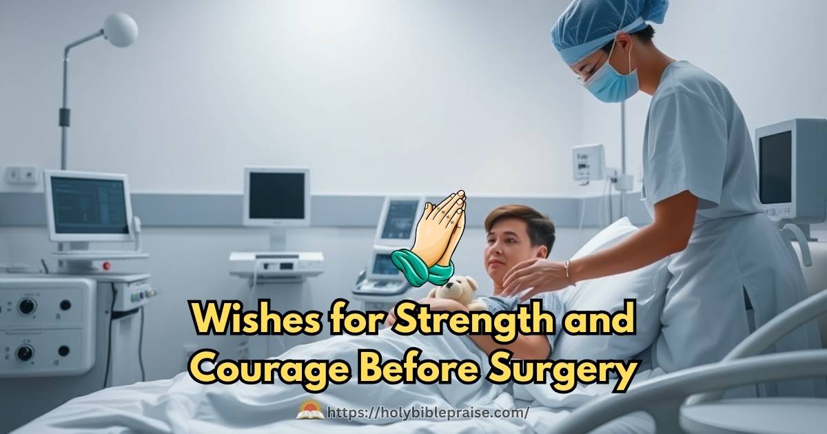 Wishes for Strength and Courage Before Surgery