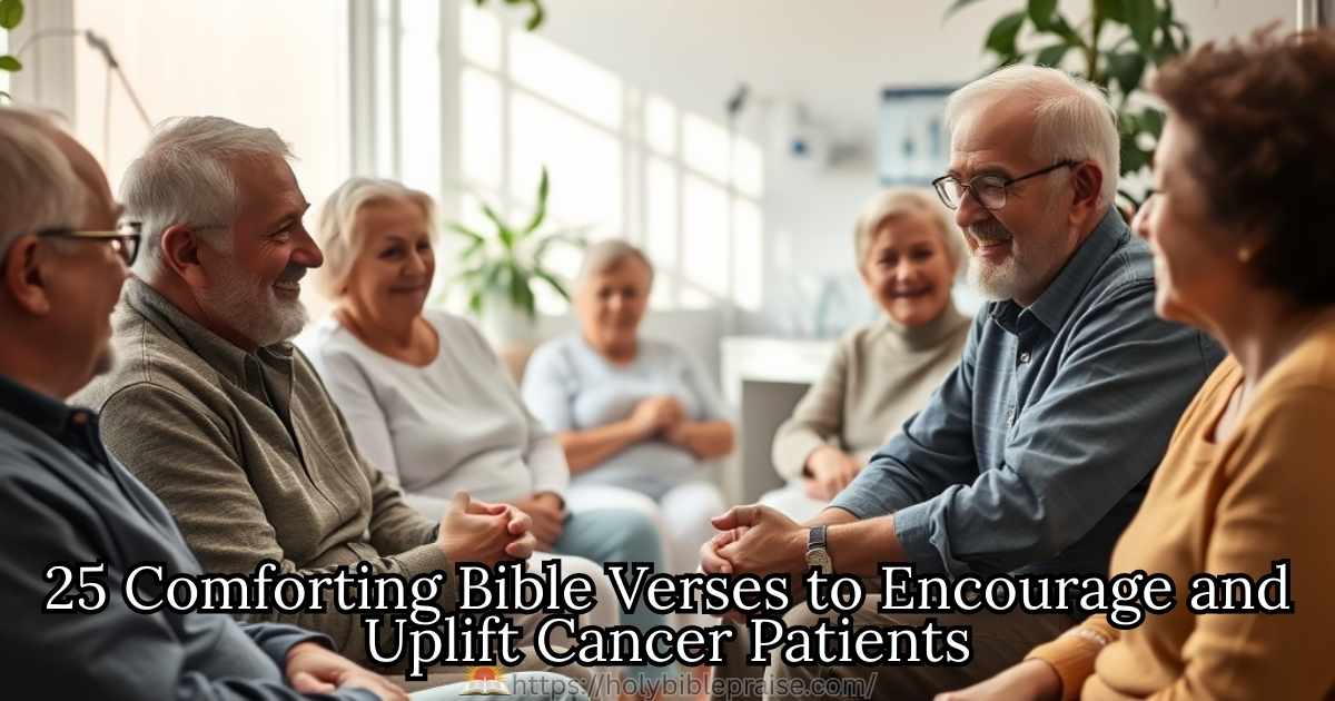 25 Comforting Bible Verses to Encourage and Uplift Cancer Patients