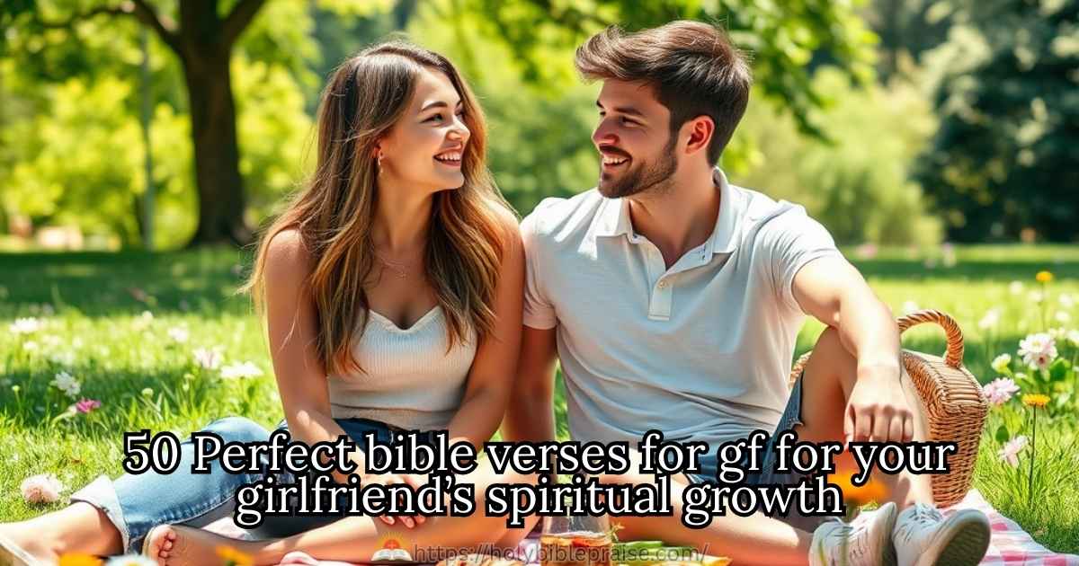 50 Perfect bible verses for gf for your girlfriend’s spiritual growth