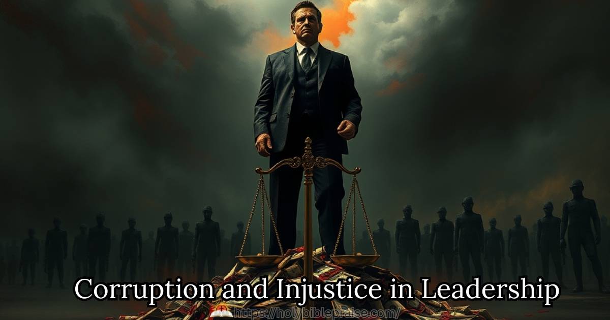 corruption-and-injustice-in-leadership Corruption and Injustice in Leadership