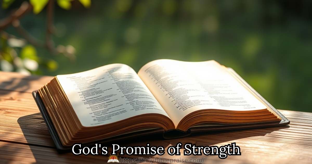 gods-promise-of-strength God's Promise of Strength
