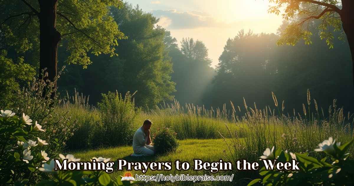 morning-prayers-to-begin-the-week Morning Prayers to Begin the Week