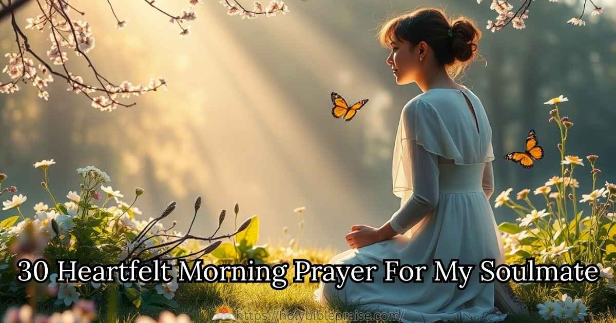 30 Heartfelt Morning Prayer For My Soulmate