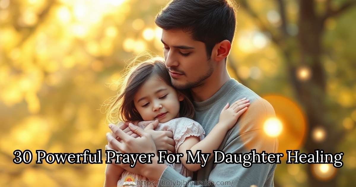 30 Powerful Prayer For My Daughter Healing