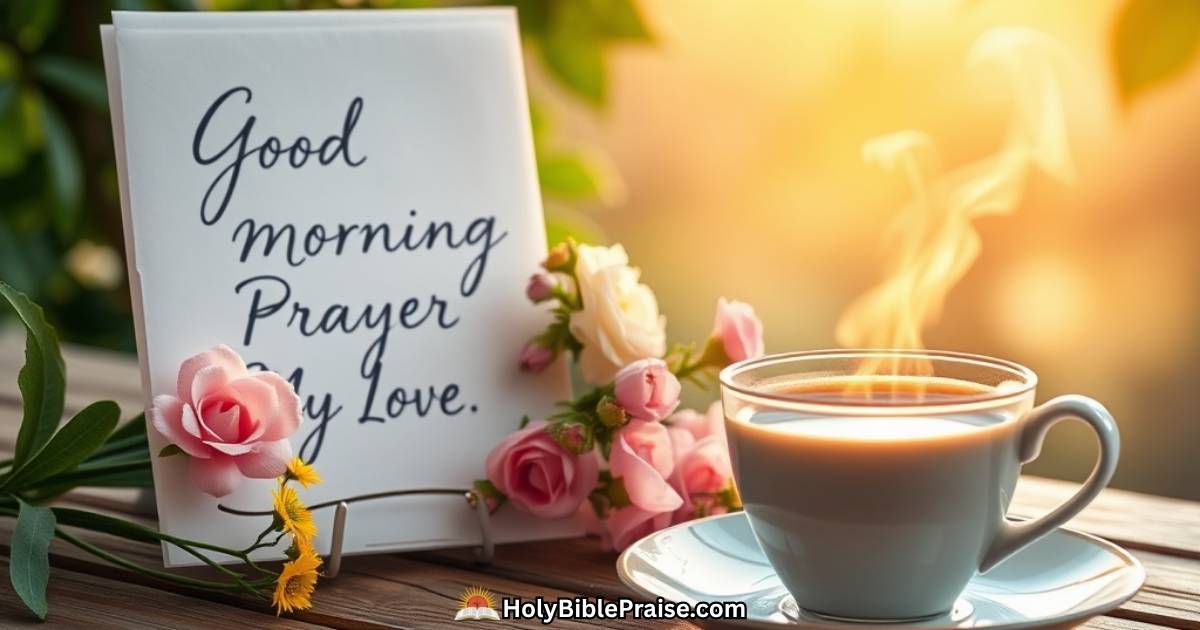 Good Morning Prayer Message For My Love​