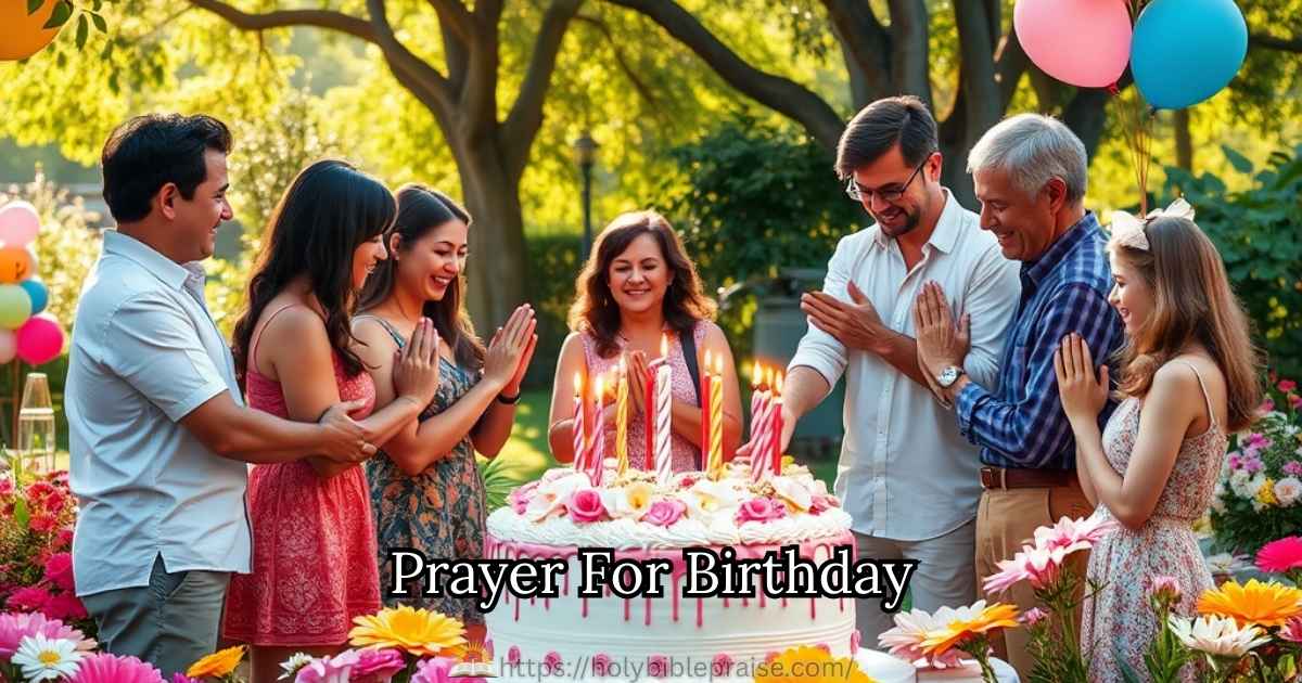 Prayer For Birthday