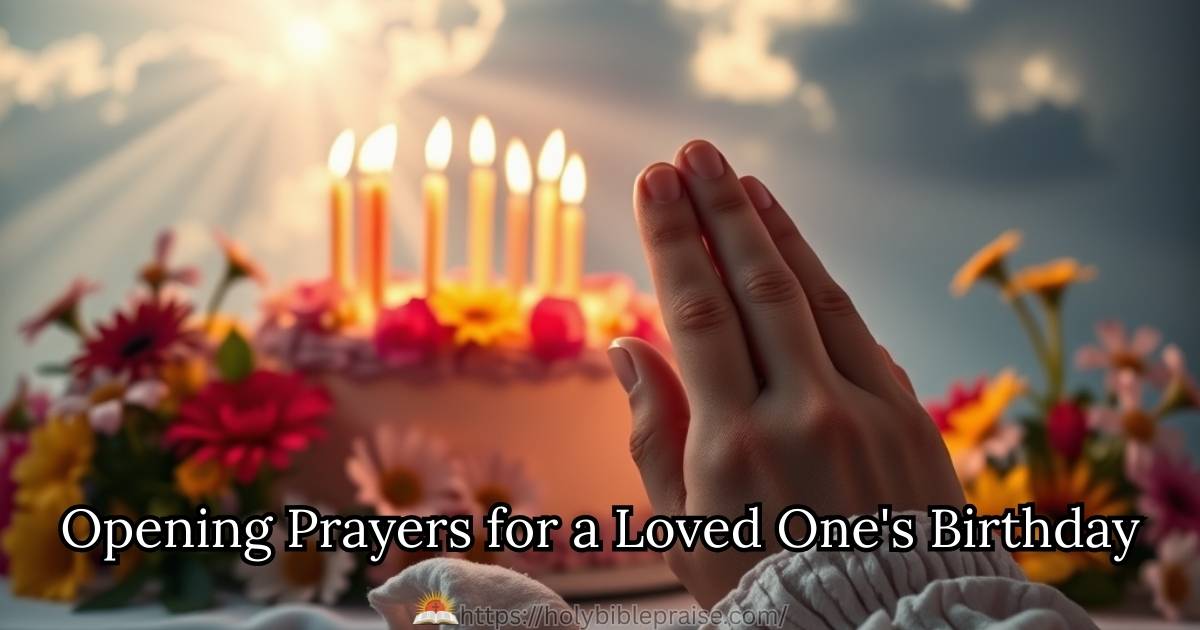 opening-prayers-for-a-loved-ones-birthday Opening Prayers for a Loved One's Birthday