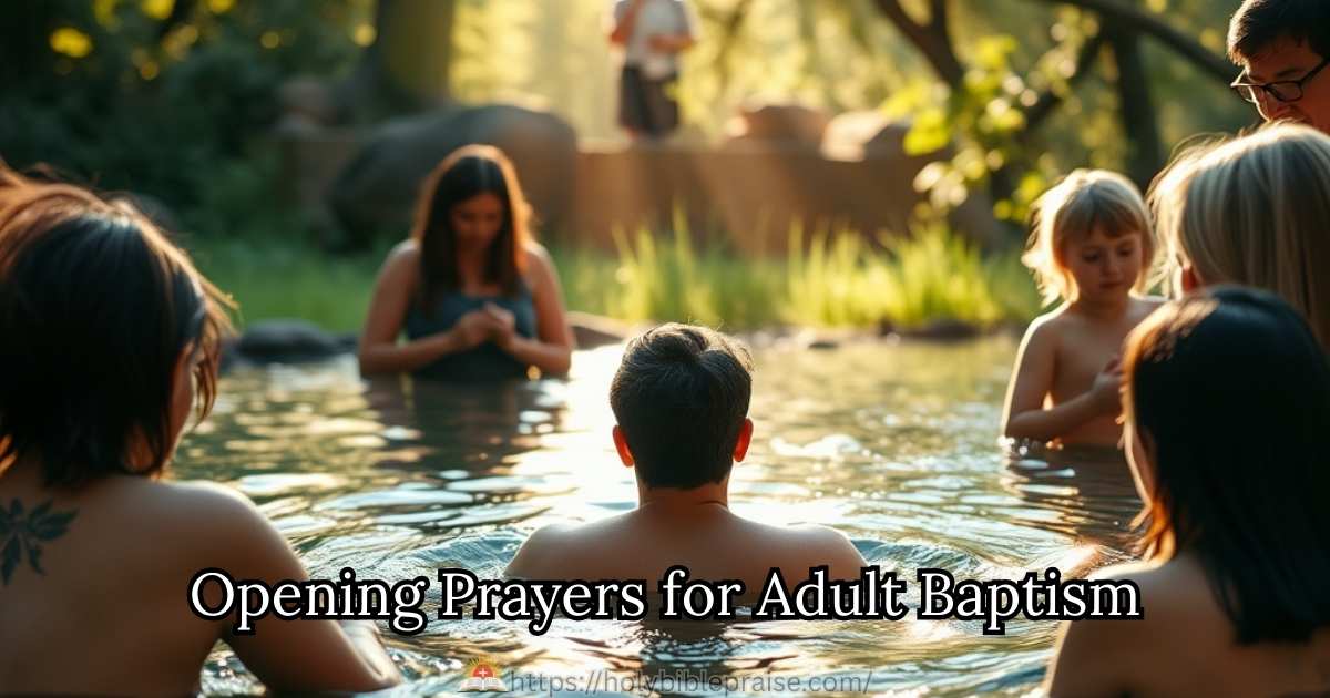 opening-prayers-for-adult-baptism Opening Prayers for Adult Baptism