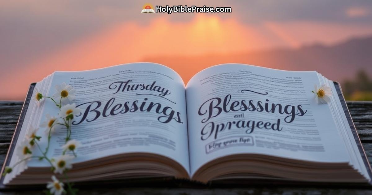 Thursday Blessings and Prayers