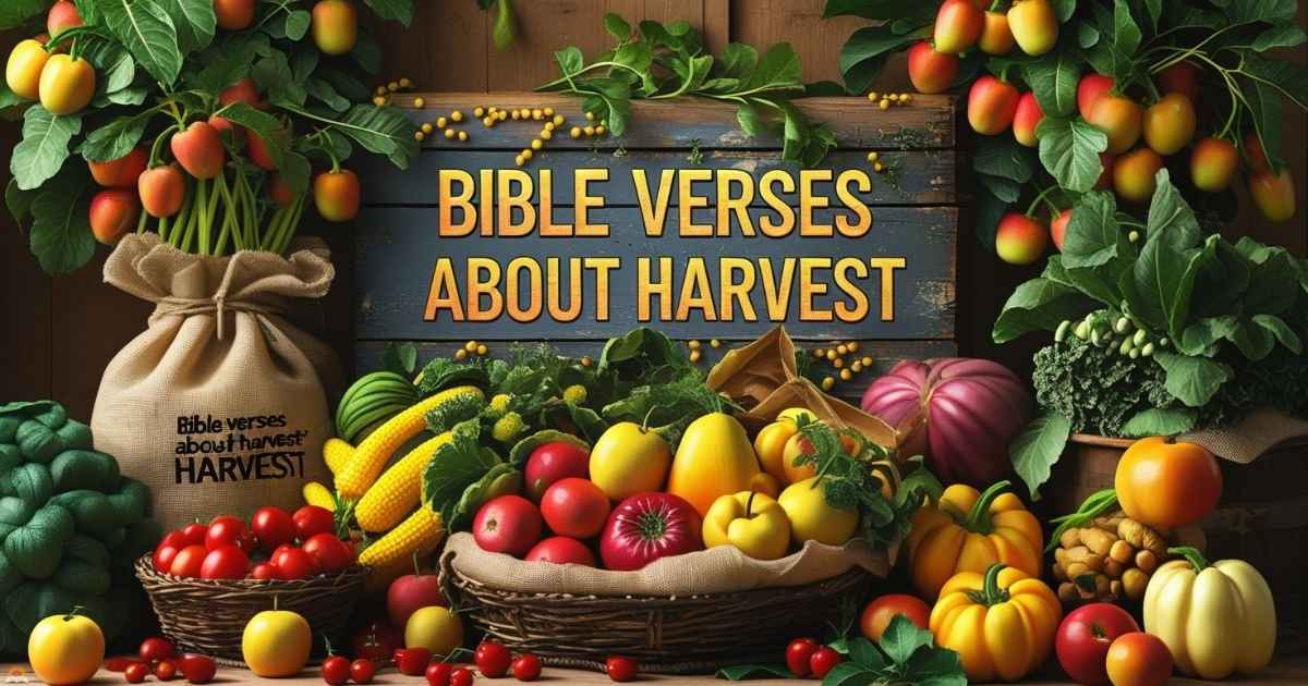 Bible Verses About Harvest