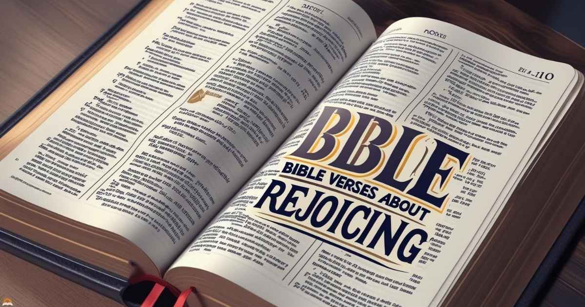 Bible Verses About Rejoicing