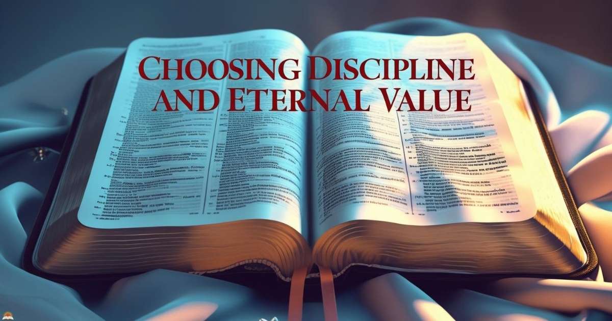 choosing-discipline-and-eternal-value Choosing Discipline and Eternal Value