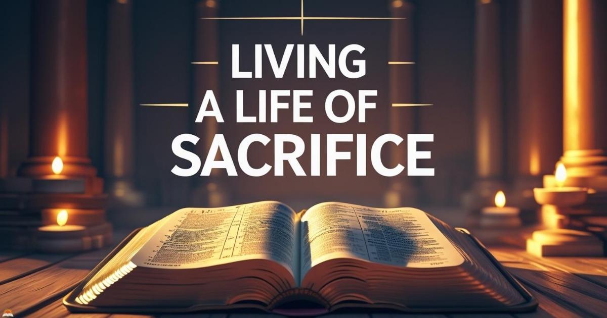 Living a Life of Sacrifice