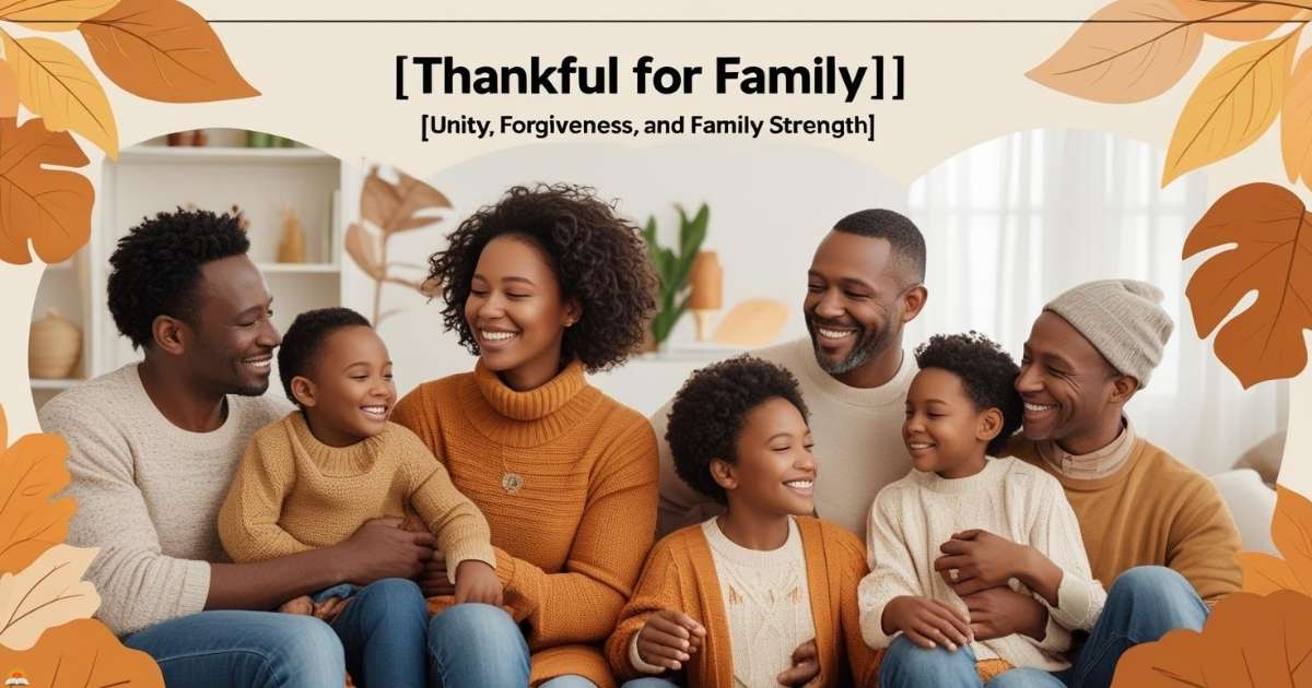 Unity, Forgiveness, and Family Strength