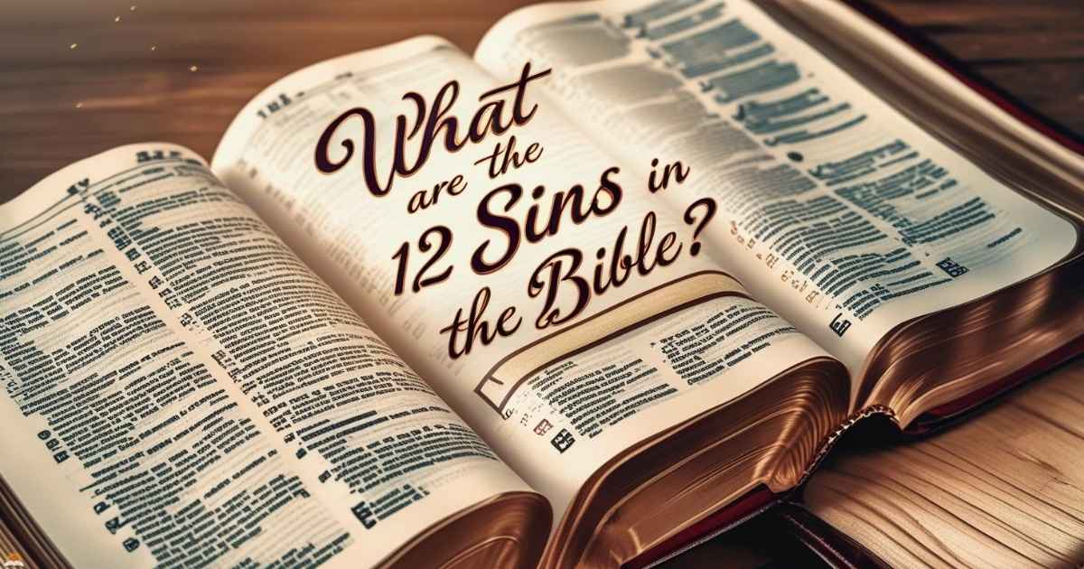 What Are The 12 Sins In The Bible